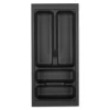 SOTECH Orga-Box VIII Besteckeinsatz 211 x 480 x 55 mm Lavagrau mit Perlstruktur Für 30er Schränke in Häcker Küchen