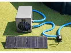 Steinbach Zirkulationspumpe mit PV-Panel
