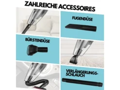 Steinborg SB-1031 Akku-Handstaubsauger mit Tasche 6500 Pa