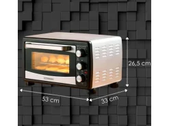 Steinborg SB-3007 Minibackofen mit Umluft 20 Liter 1380 Watt