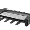 Steinborg SB-2220 Raclette Grill für 8 Personen mit Teilbarer Kombinierter Grillfläche 1500 Watt