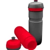Steuber Fahrradtrinkflasche ca. 700 ml Grau-Rot