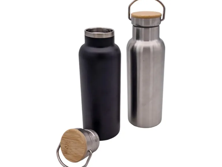 Steuber Trinkflasche mit Tragehenkel ca. 600 ml Schwarz