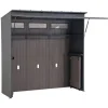 Sunjoy Gartenhaus Mambo für Outdoor Küche 94 cm x 220 cm Anthrazit