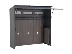 Sunjoy Gartenhaus Mambo für Outdoor Küche 94 cm x 220 cm Anthrazit