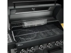 Taino Platinum Yamara Dark 6+2 Gasgrill Stahl 6 Brenner Sear-Burner Backburner