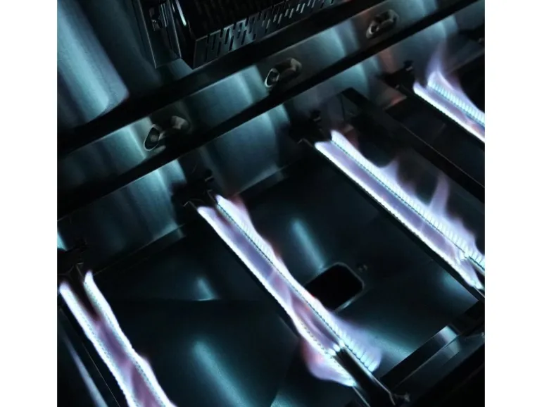 Taino Platinum Yamara Dark 4+2 Gasgrill Stahl 4 Brenner Sear-Burner Backburner
