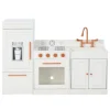 Teamson Kids Little Chef Paris Modulare Spielküche Weiß Roségold