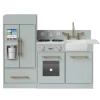 Teamson Kids Little Chef Charlotte Modulare Spielküche Grau Gold