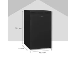 Telefunken Gefrierschrank 63L Nutzinhalt Tiefkühlschrank 4Sterne Höhe 82,1cm Breite 48cm CF-34-101-B