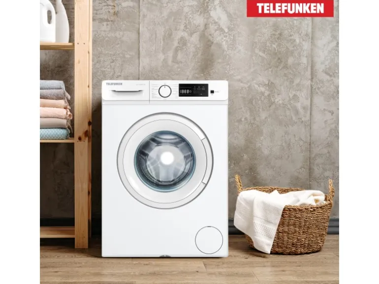 Telefunken Waschmaschine 7kg 1400 U/Min Inverter Motor AquaStop 15 Programme W-7-1400-A-W