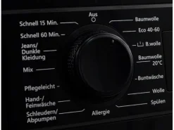 Telefunken W-01-52-B Waschmaschine 5 kg Frontlader 1000 U/Min 15 Programme Mengenautomatik Überlaufschutz