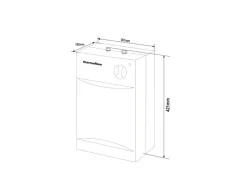 Thermoflow Untertischspeicher THERMOFLOWSETU 5 Liter mit Armatur QMIX12
