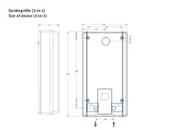 Thermoflow vollelektronischer Durchlauferhitzer Elex 3-in-1 EEK: A