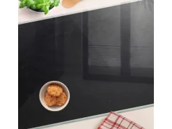 Tulup Herdabdeckplatte 80x52 cm Glas-Servierbrett Küchenutensilien Schutzplatte Spritzschutz Abdeckung Anschlagtafel