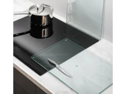 Tulup Schneidebrett Küchenbrett Durchsichtig 2 Stück 30x52 Rechteckige Schneidebretter Küchen Schneidebrett Glas