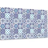 Tulup Wandpaneel Azulejo Muster Wandverkleidung Innen 100x50 cm Wandverkleidung Selbstklebend Wandverkleidung Modern