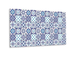 Tulup Wandpaneel Azulejo Muster Wandverkleidung Innen 100x50 cm Wandverkleidung Selbstklebend Wandverkleidung Modern