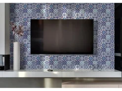 Tulup Wandpaneel Azulejo Muster Wandverkleidung Innen 100x50 cm Wandverkleidung Selbstklebend Wandverkleidung Modern