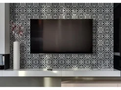 Tulup Wandpaneel Blumenmotive Wandverkleidung Kunststoff 100x50 cm Vinyl Wandverkleidung Selbstklebend Wandverkleidung Modern