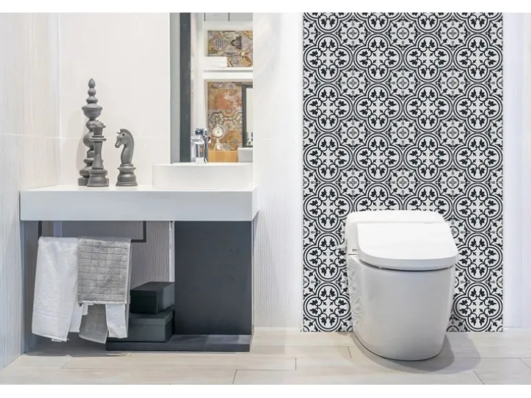Tulup Wandpaneel Blumenmotive Wandverkleidung Kunststoff 100x50 cm Vinyl Wandverkleidung Selbstklebend Wandverkleidung Modern