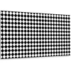 Tulup Wandpaneel Diagonales Schachbrettmuster Wandverkleidung Kunststoff 100x50 cm Vinyl Wandverkleidung Selbstklebend PVC Wandpaneel