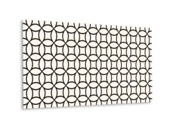 Tulup Wandpaneel Geometrische Kreise Wandpaneel Selbstklebend 100x50 cm Wandverkleidung Innen Vinyl Wandverkleidung Selbstklebend