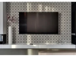 Tulup Wandpaneel Geometrische Kreise Wandpaneel Selbstklebend 100x50 cm Wandverkleidung Innen Vinyl Wandverkleidung Selbstklebend