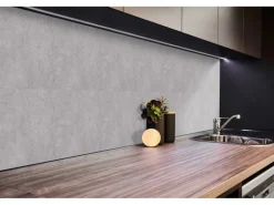 Tulup Wandpaneel Gerissener Beton PVC Wandpaneel 100x50 cm Dekorpaneel Wandverkleidung Selbstklebend