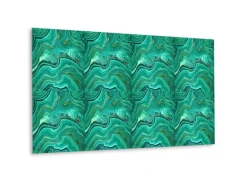 Tulup Wandpaneel Malachit Textur Dekorpaneel 100x50 cm Wandpaneel Selbstklebend Wandverkleidung Kunststoff