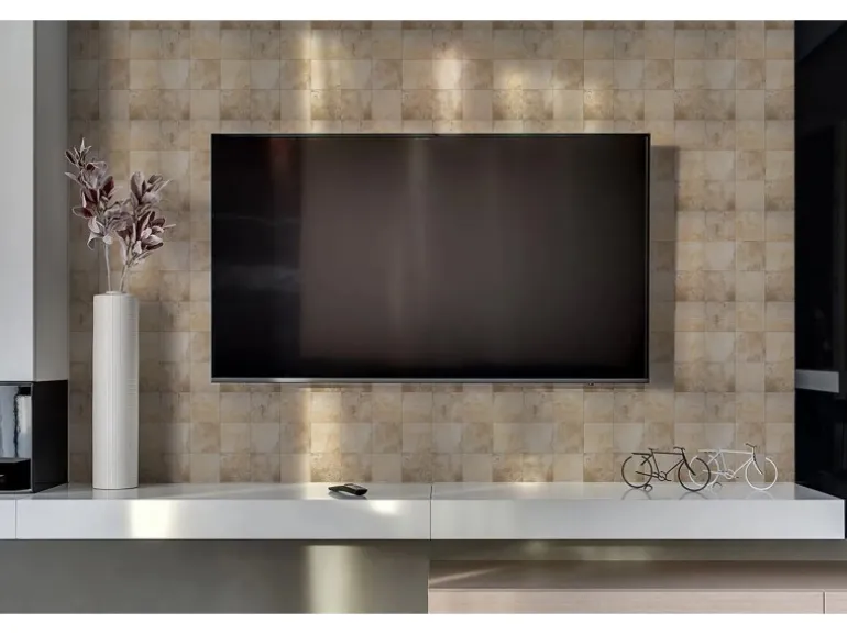 Tulup Wandpaneel Steinstruktur Wandverkleidung Paneel 100x50 cm PVC Wandpaneel Dekorpaneel
