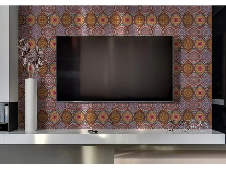 Tulup Wandpaneel Wunderschönes Mandala Wandverkleidung Selbstklebend 100x50 cm Wandverkleidung Kunststoff Wandverkleidung Paneel