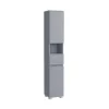 Vasagle Badezimmerschrank 30 cm x 30 cm x 170 cm Grau