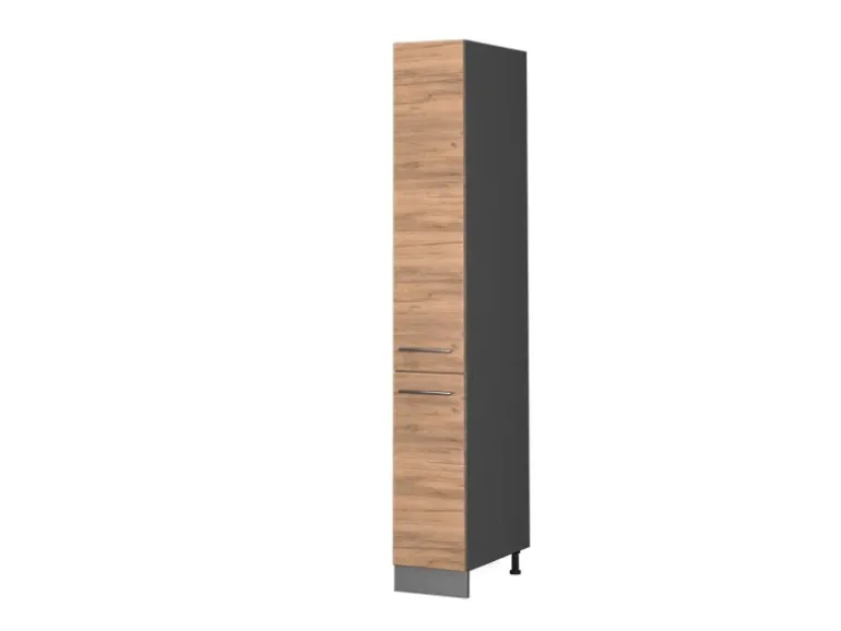 Vicco Apothekerschrank Fame-Line Medizinschrank für die Küche Goldkraft Eiche/Anthrazit 30 cm