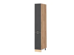 Vicco Apothekerschrank Fame-Line Anthrazit-Gold/Goldkraft Eiche 30 cm