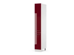 Vicco Apothekerschrank Fame-Line Medizinschrank für die Küche Bordeaux Hochglanz/Weiß 30 cm
