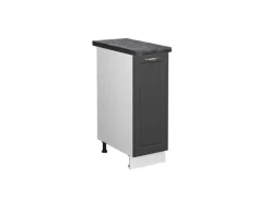 Vicco Apothekerschrank Fame-Line Anthrazit-Gold/Weiß 30 cm AP Anthrazit