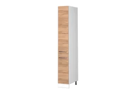 Vicco Apothekerschrank Fame-Line Medizinschrank für die Küche Goldkraft Eiche/Weiß 30 cm