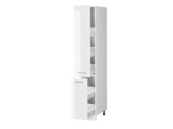 Vicco Apothekerschrank R-Line Medizinschrank für die Küche Weiß Hochglanz/Weiß 30 cm