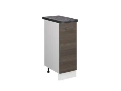 Vicco Apothekerschrank R-Line Medizinschrank für die Küche Grau/Weiß 30 cm AP Anthrazit