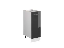 Vicco Apothekerschrank R-Line Anthrazit Hochglanz/Weiß 30 cm ohne Arbeitsplatte
