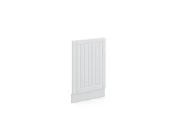 Vicco Frontblende Fame-Line Weiß Landhaus/Weiß 45 cm ohne Arbeitsplatte