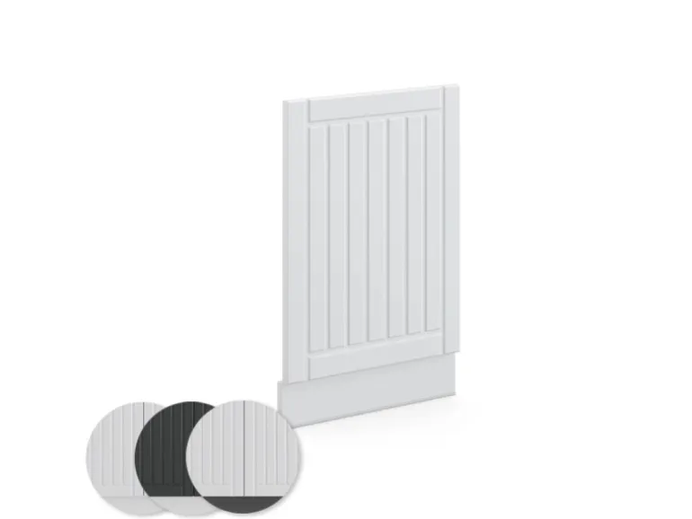 Vicco Frontblende Fame-Line Weiß Landhaus/Weiß 45 cm ohne Arbeitsplatte