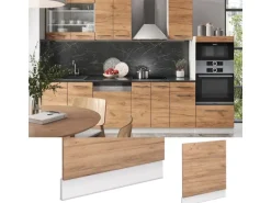 Vicco Frontblende Fame-Line Goldkraft Eiche/Weiß 60 cm AP Eiche