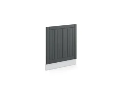 Vicco Frontblende Fame-Line Anthrazit Landhaus/Weiß 60 cm ohne Arbeitsplatte