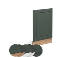 Vicco Frontblende Fame-Line Grün-Gold Landhaus/Goldkraft Eiche 45 cm AP Marmor