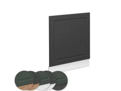 Vicco Frontblende Fame-Line Anthrazit-Gold/Weiß 60 cm ohne Arbeitsplatte