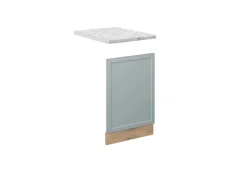 Vicco Frontblende Fame-Line Hellblau-grau 45 cm AP Marmor