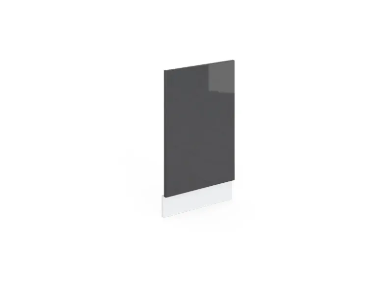 Vicco Frontblende R-Line Anthrazit Hochglanz/Weiß 45 cm ohne Arbeitsplatte