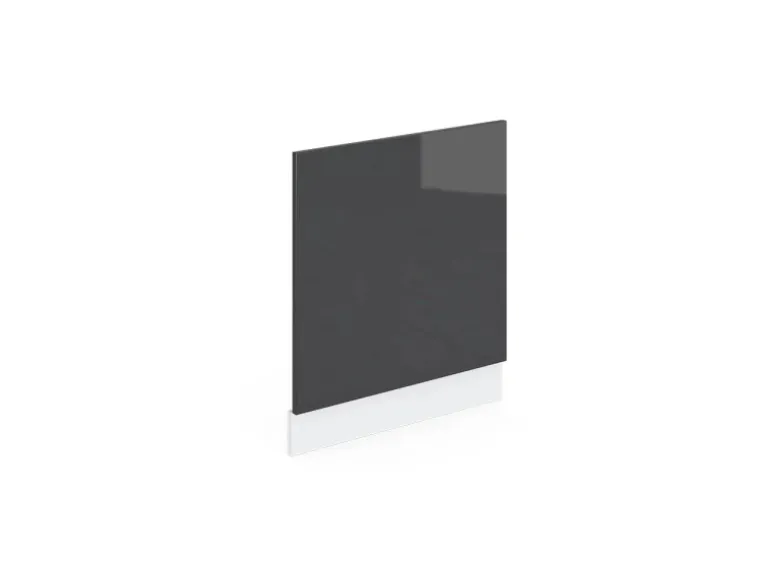 Vicco Frontblende R-Line Anthrazit Hochglanz/Weiß 60 cm ohne Arbeitsplatte